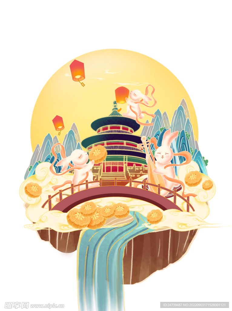 中秋兔子