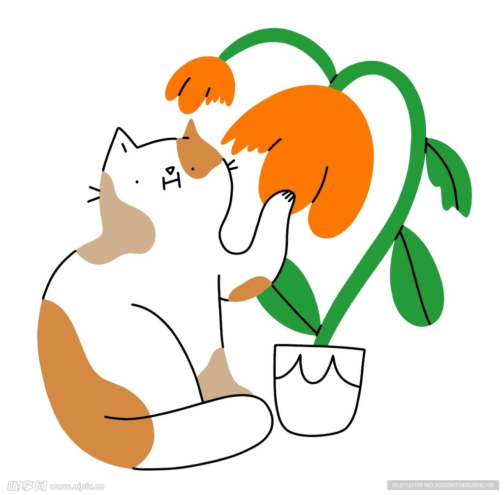 卡通猫咪