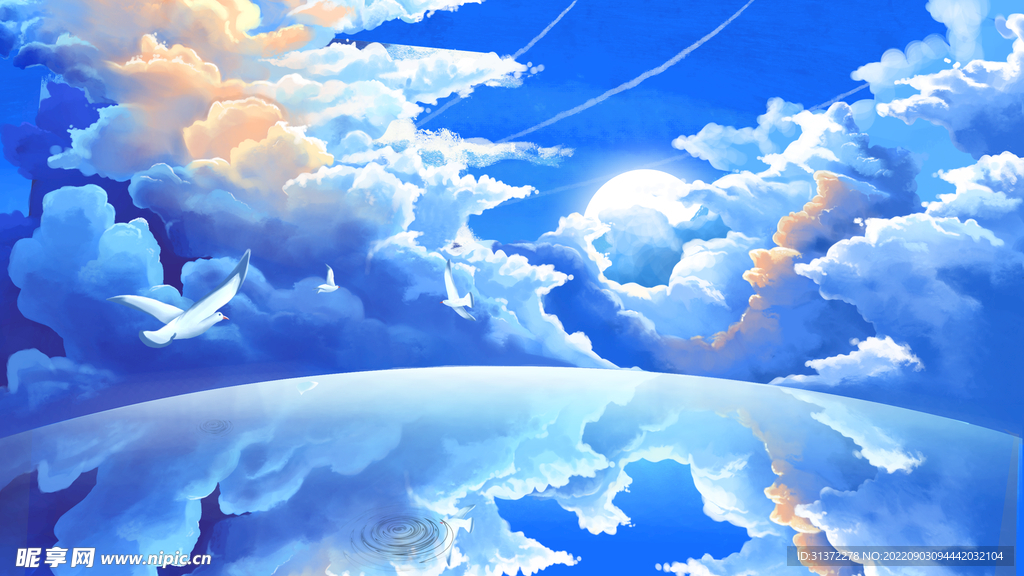  小清新简约创意海报图片