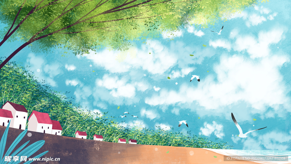  小清新简约创意海报图片