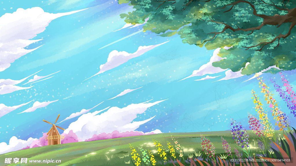 小清新简约创意海报图片