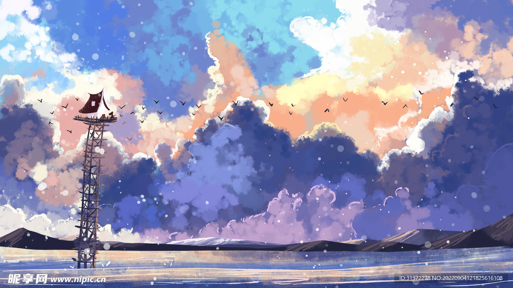 小清新简约创意海报图片