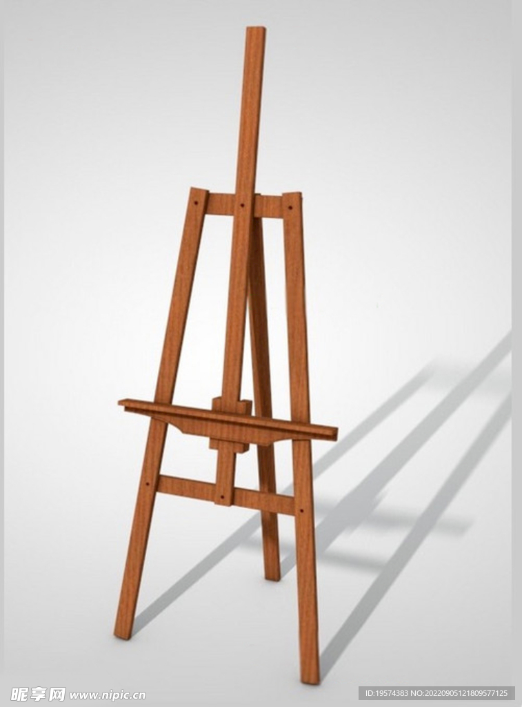 C4D模型画架