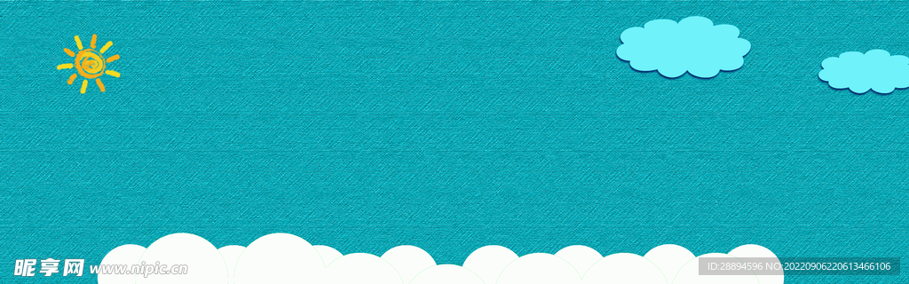 卡通儿童海报背景