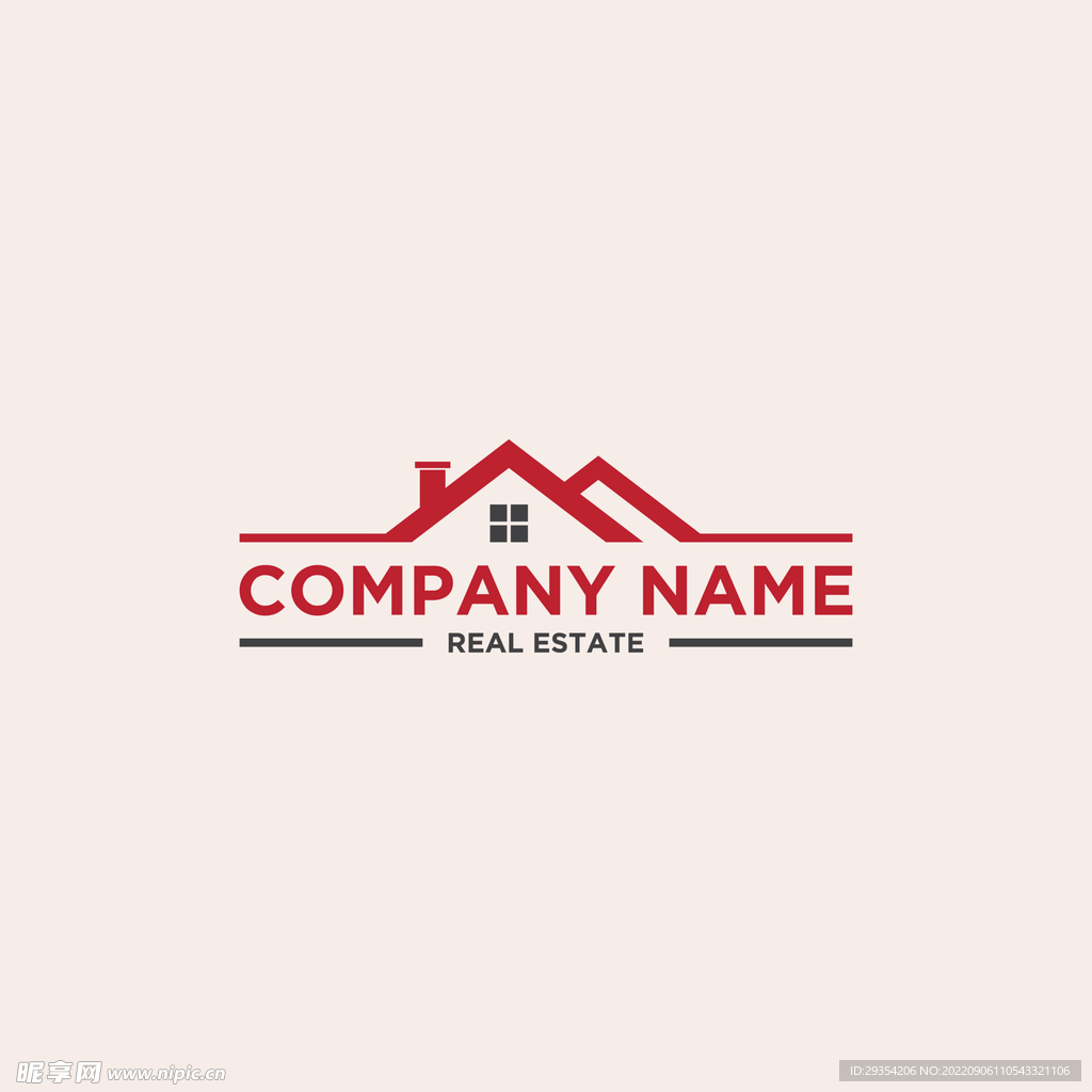 房屋企业LOGO设计图片