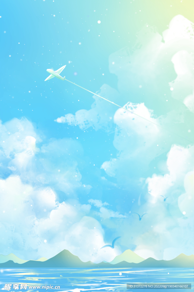 小清新简约创意海报图片