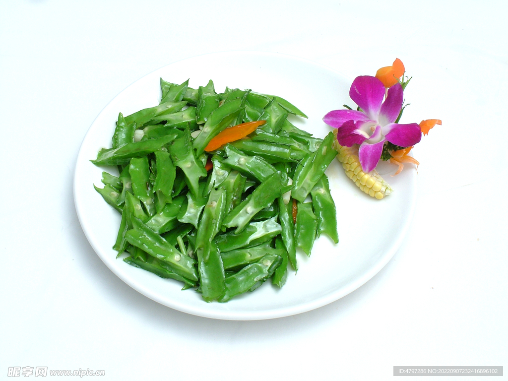 清炒四角豆
