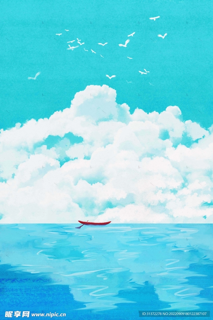  小清新简约创意海报图片