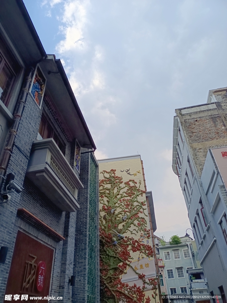  古建筑 自然风景