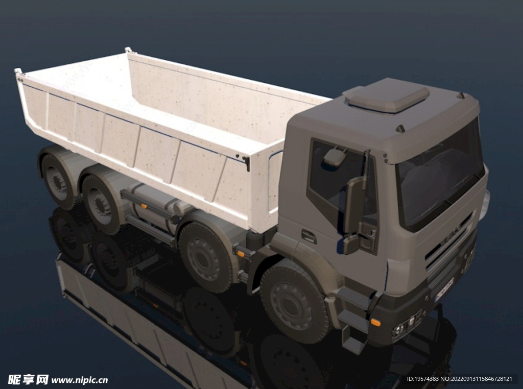 C4D模型土方车