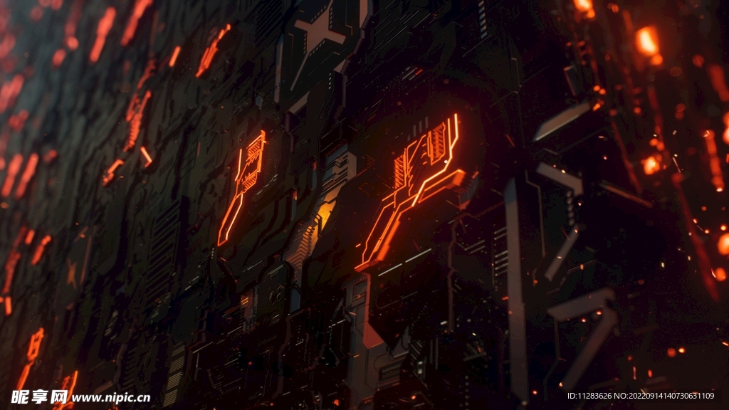 3D机械背景