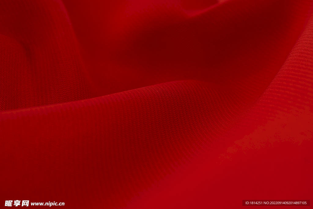 红色布纹背景