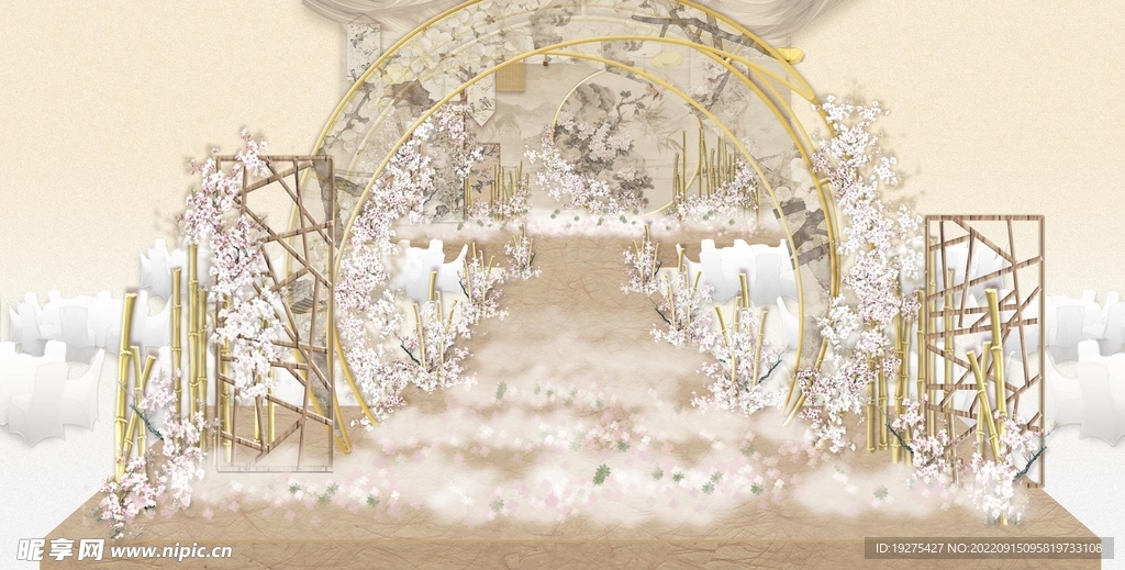 花鸟中式婚礼