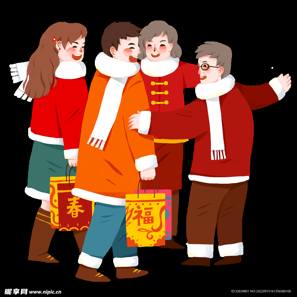 过年走亲戚