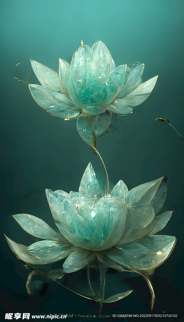 水晶睡莲