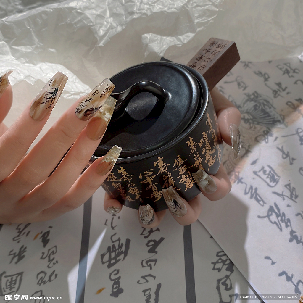 高清美甲图 