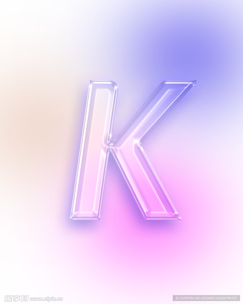 酸性字母K图片