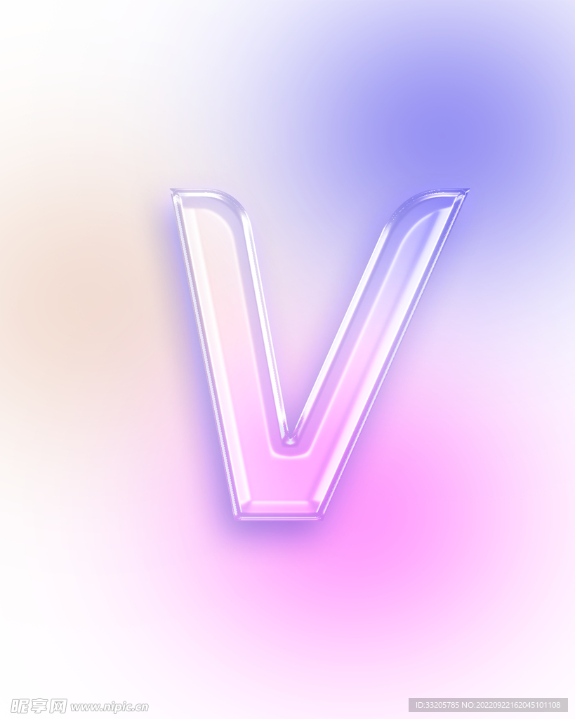 酸性字母V图片