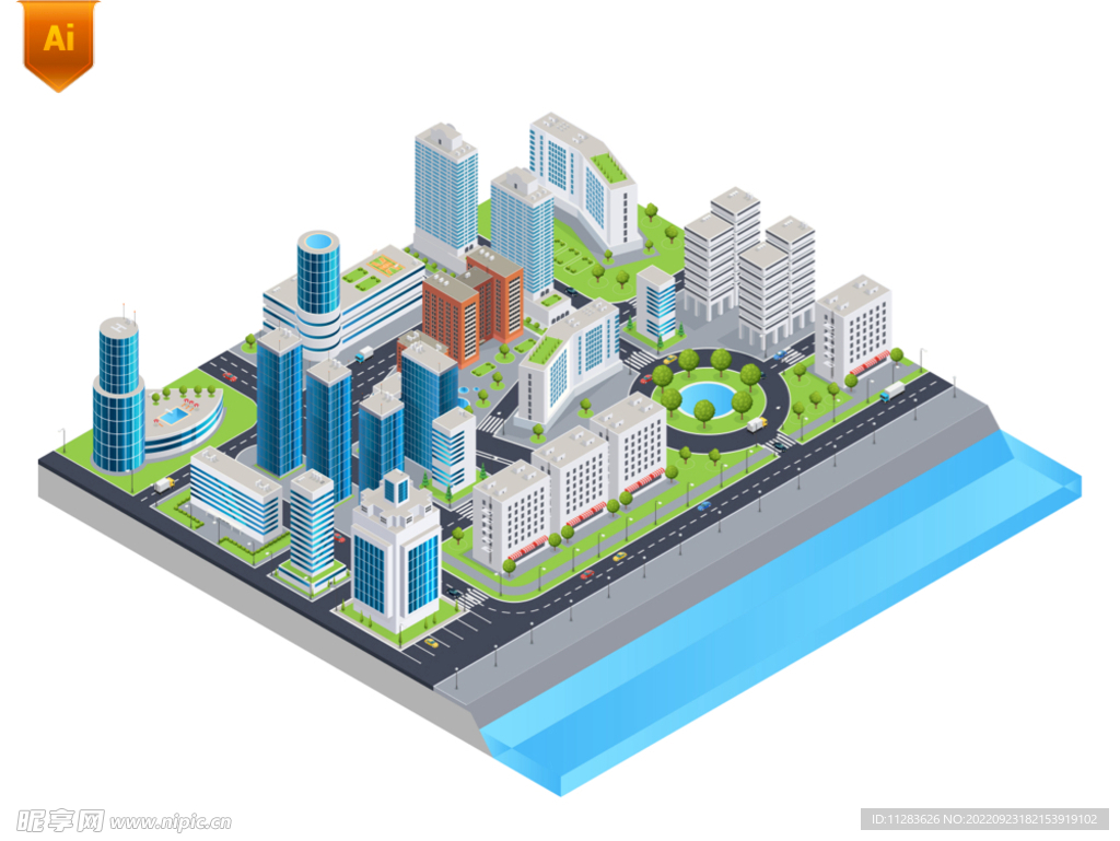 轴测矢量城市