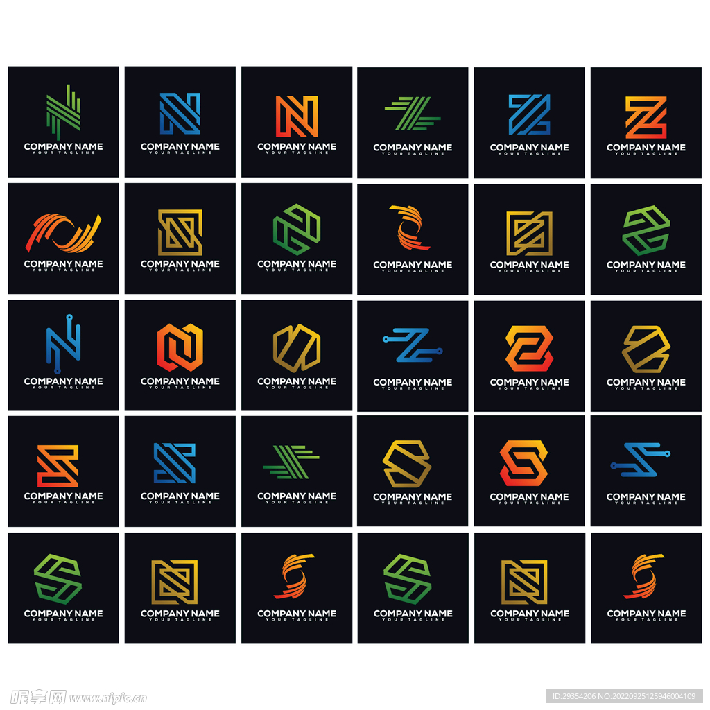 大气企业LOGO设计图片