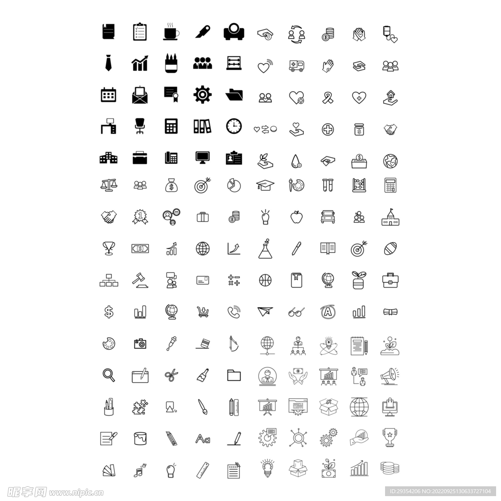 商务办公图标 图片