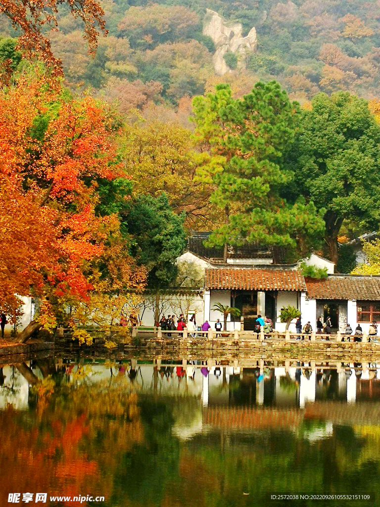 天平山秋天