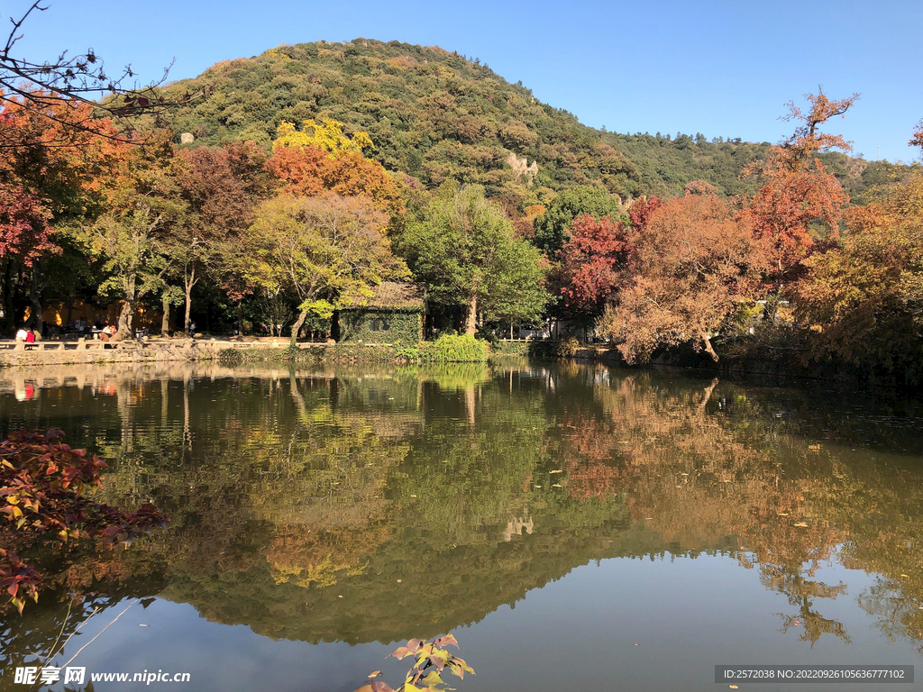 天平山秋天
