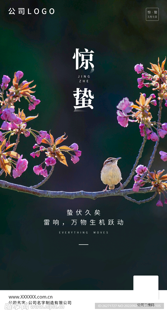 惊蛰节气海报