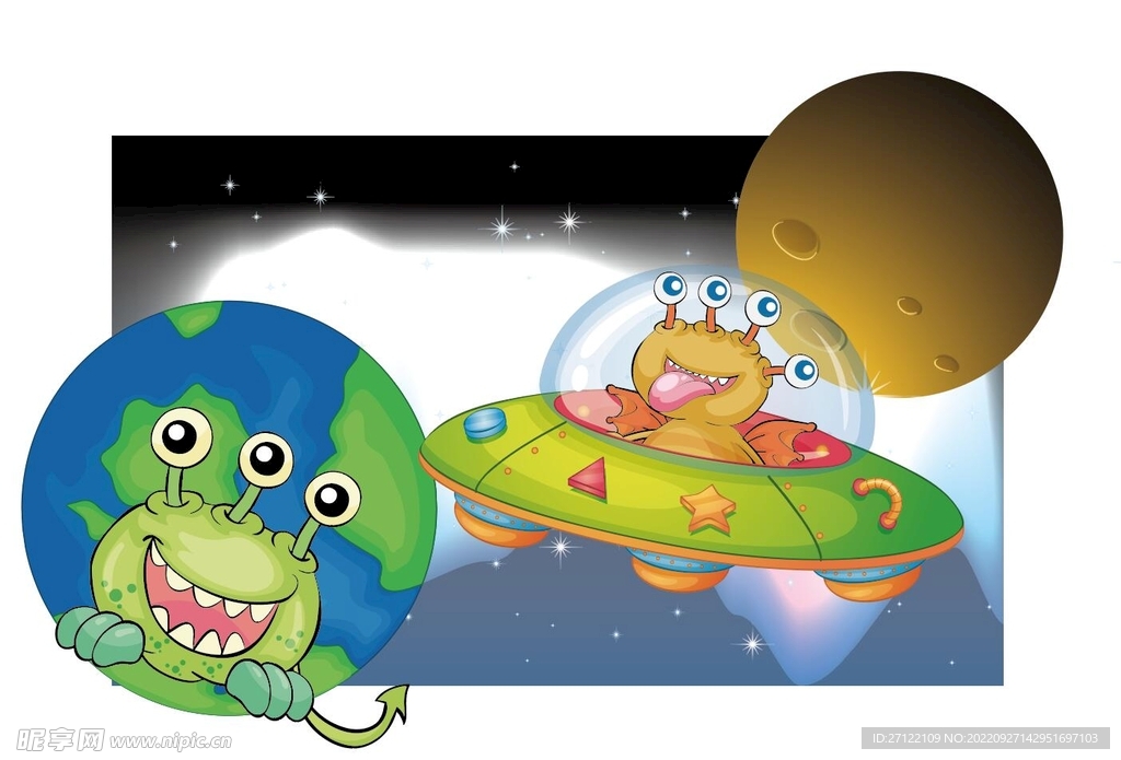 卡通外星人