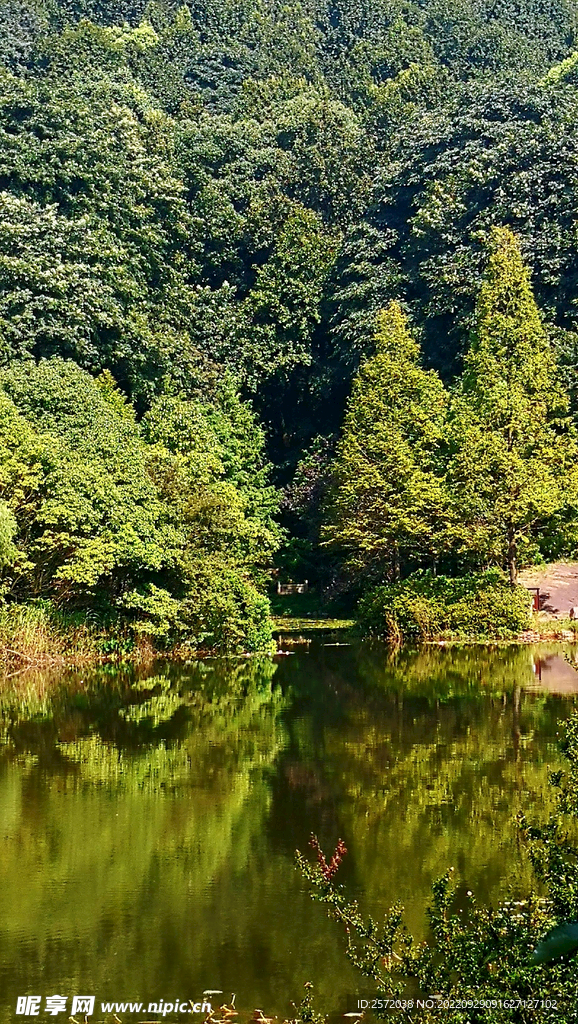 岳麓山穿石坡湖