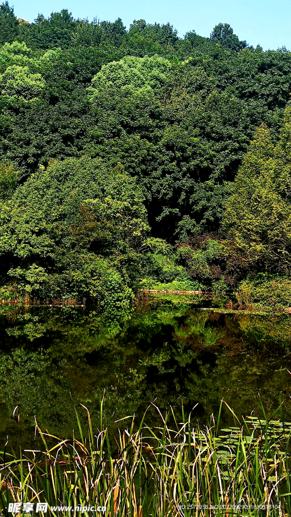 岳麓山穿石坡湖