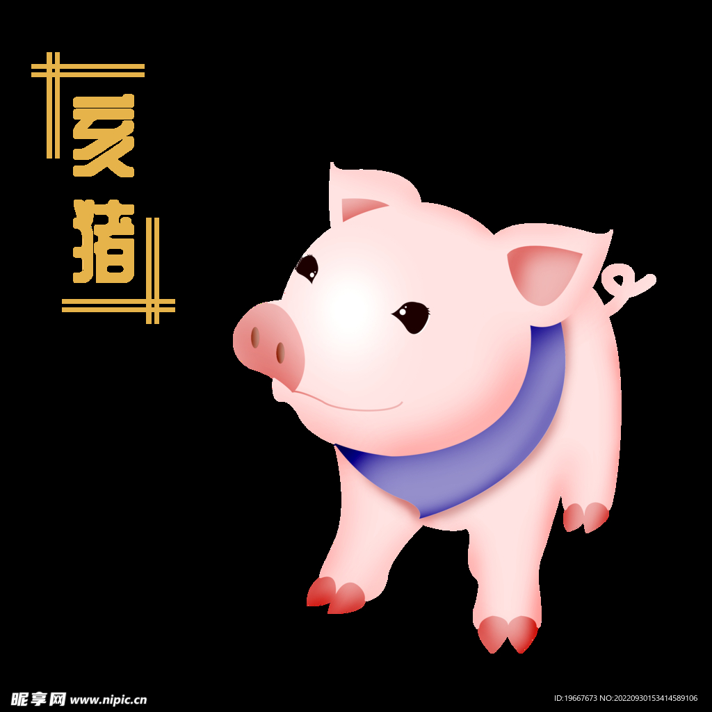 十二生肖猪