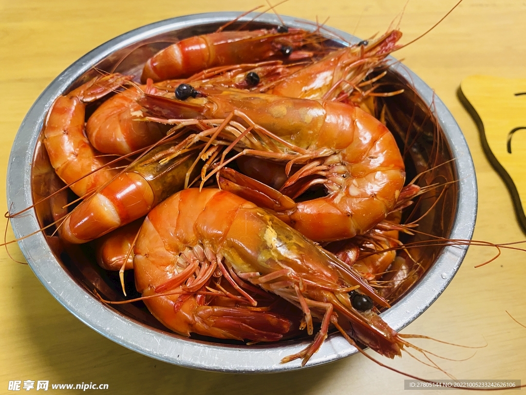 白灼大明虾