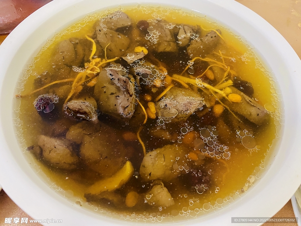 鸭血汤美食