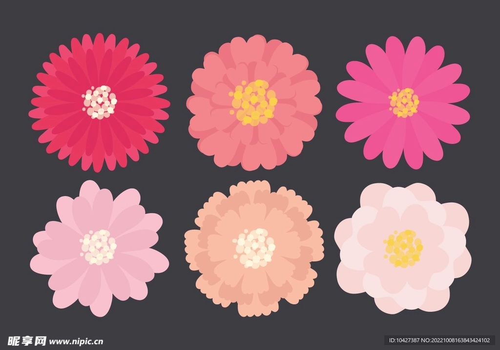 卡通花
