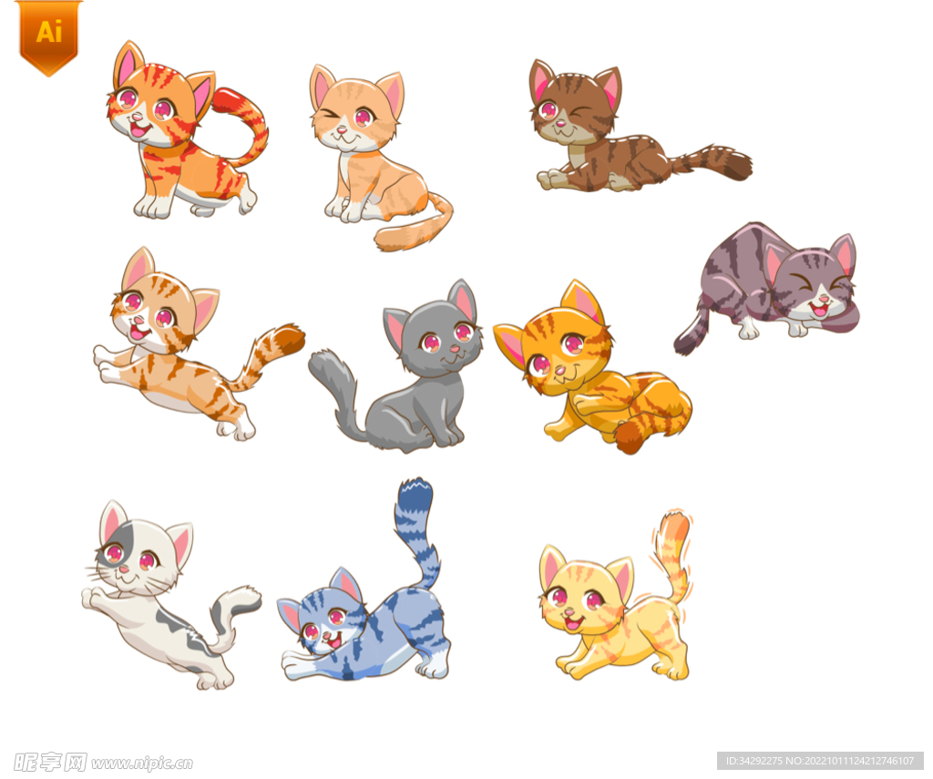 卡通猫咪