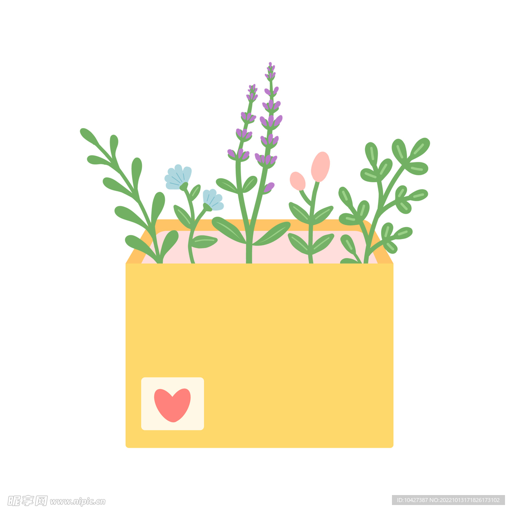 卡通花