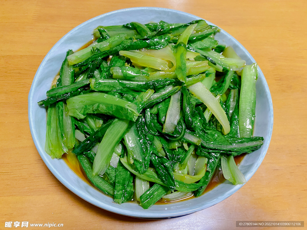 爆炒油麦菜