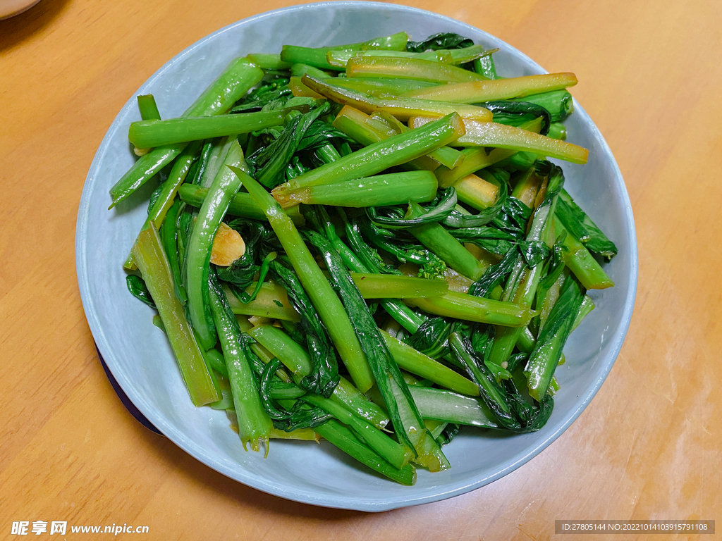 爆炒菜心
