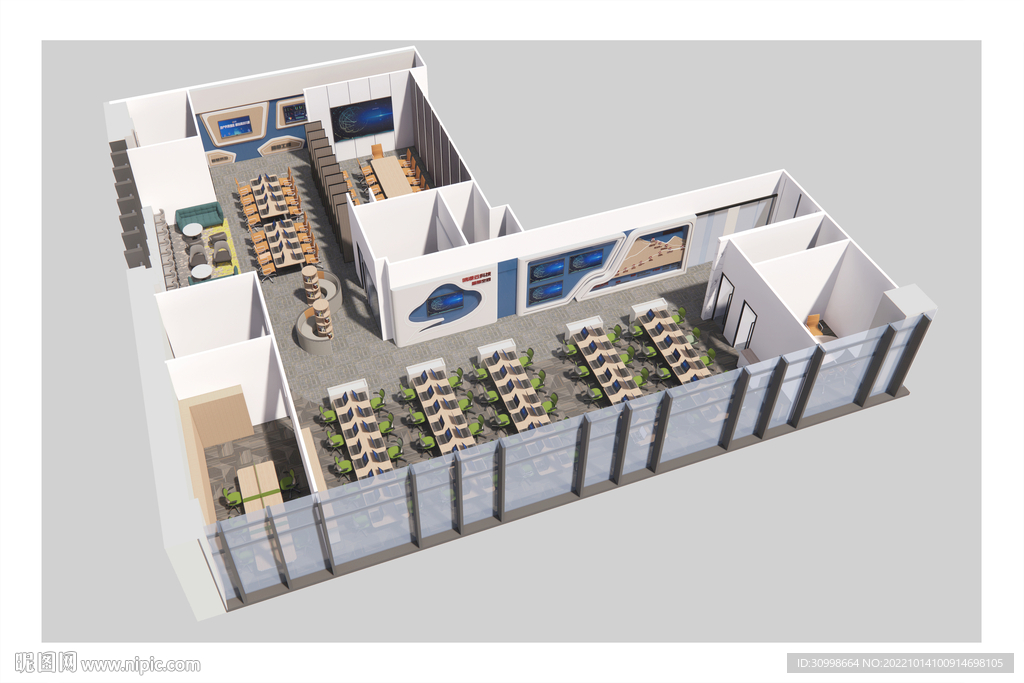 办公室本鸟瞰图