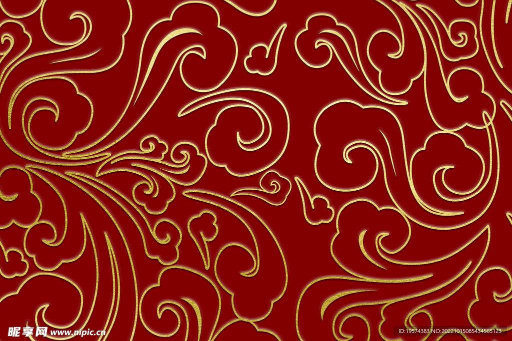 传统中式花纹纹理