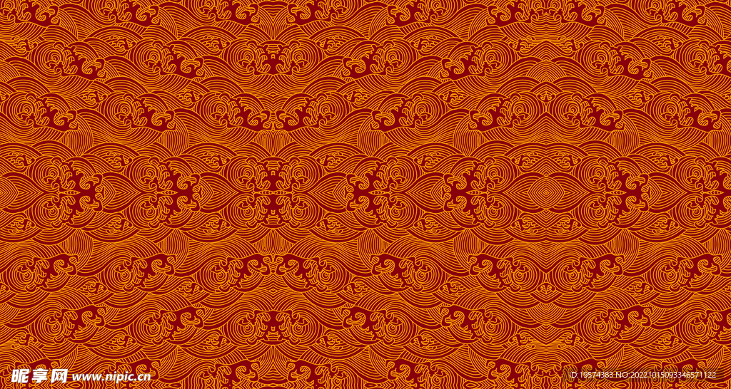 传统中式花纹纹理