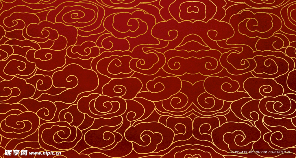 传统 花纹 金色 中式 纹理 