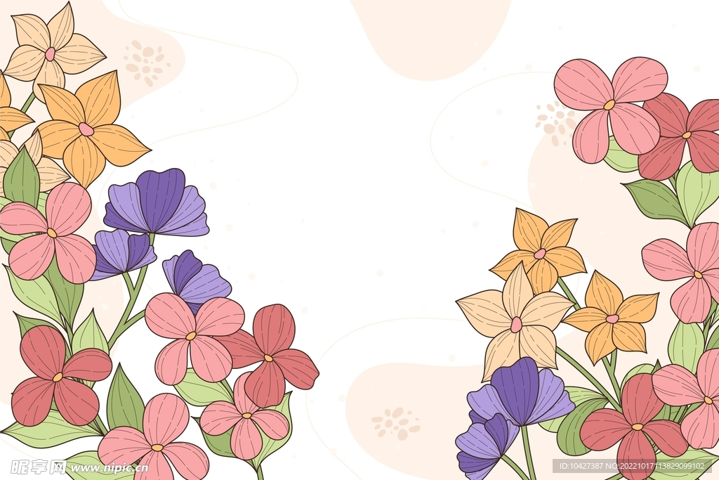 卡通花