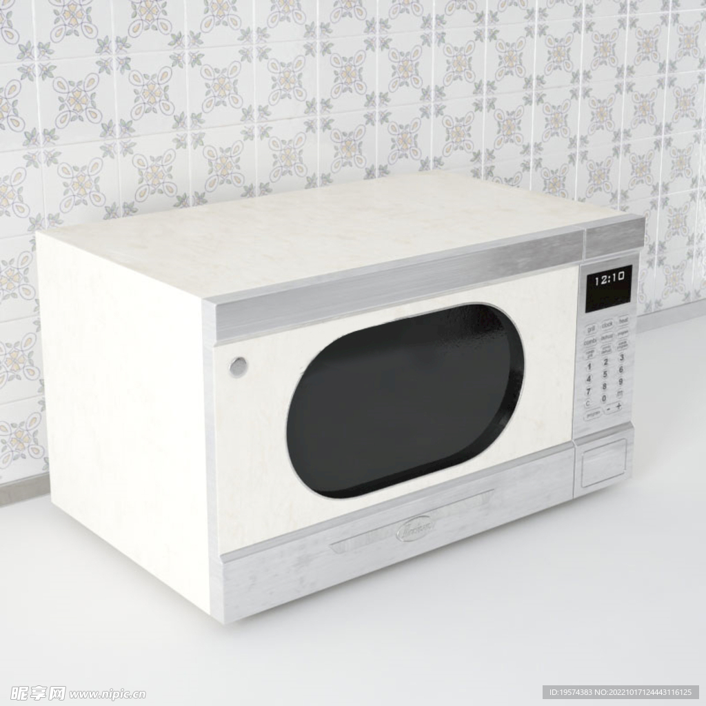 C4D模型微波炉 