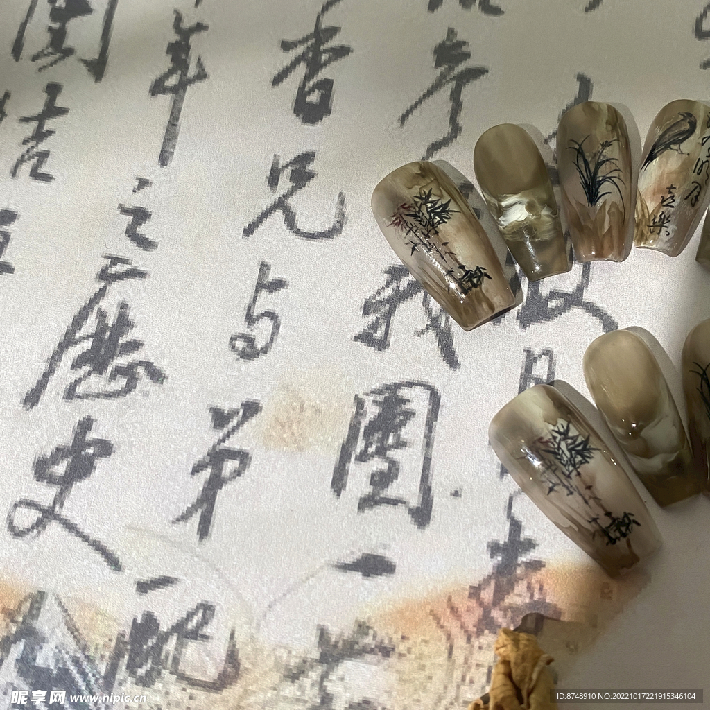  高清美甲图