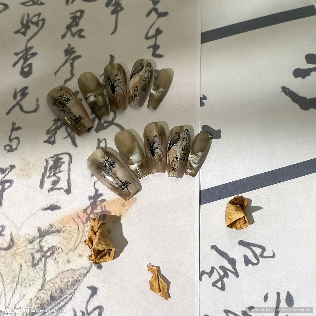 高清美甲图