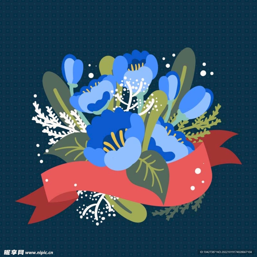 卡通花