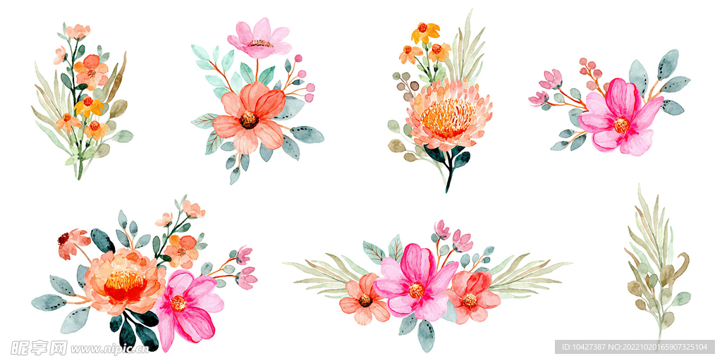 卡通花