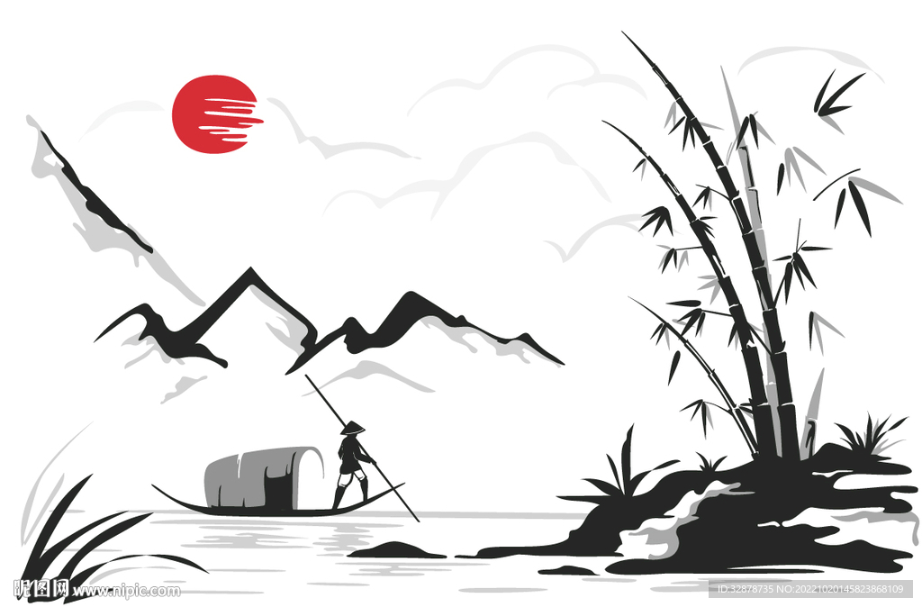 水墨中国画
